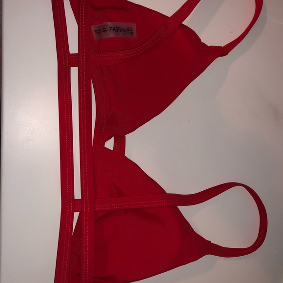 New Red Bikini Set - Picture 2 of 6